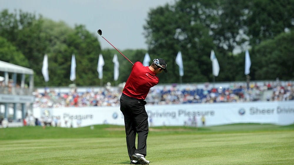 Golfer at the BMW International Open