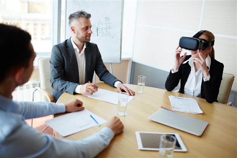reunion empresarial con VR