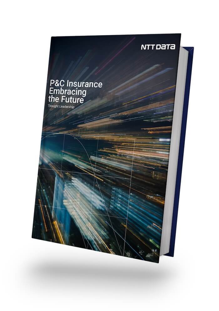 Una portada de libro con el título PACC Insurance para el futuro