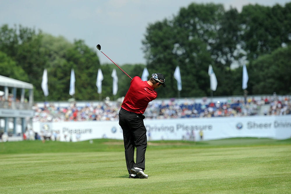 Golfer at the BMW International Open