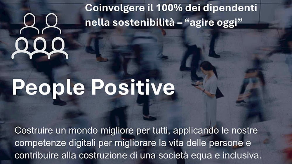 Rappresentazione grafica del pillar "People Positive"