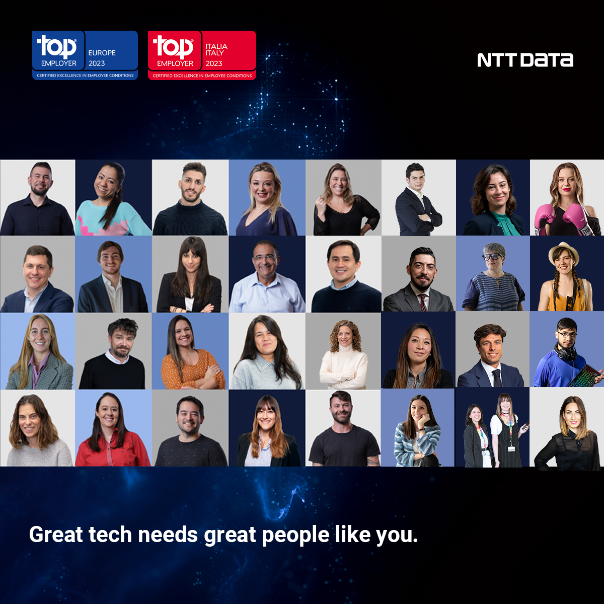 NTT DATA è Top Employer 2023
