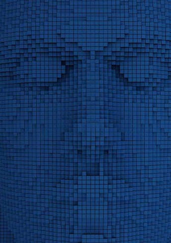 Viso umano generato digitalmente