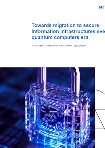 Copertina del whitepaper "Towards migration to secure information infrastructures even in quantum computers era"
