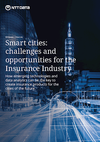 Copertina whitepaper "Smart cities: challenges and opportunities for the Insurance Industry"
