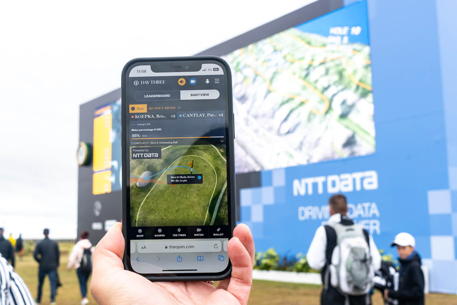 NTT DATA rivoluziona il fan engagement al The Open | NTT DATA