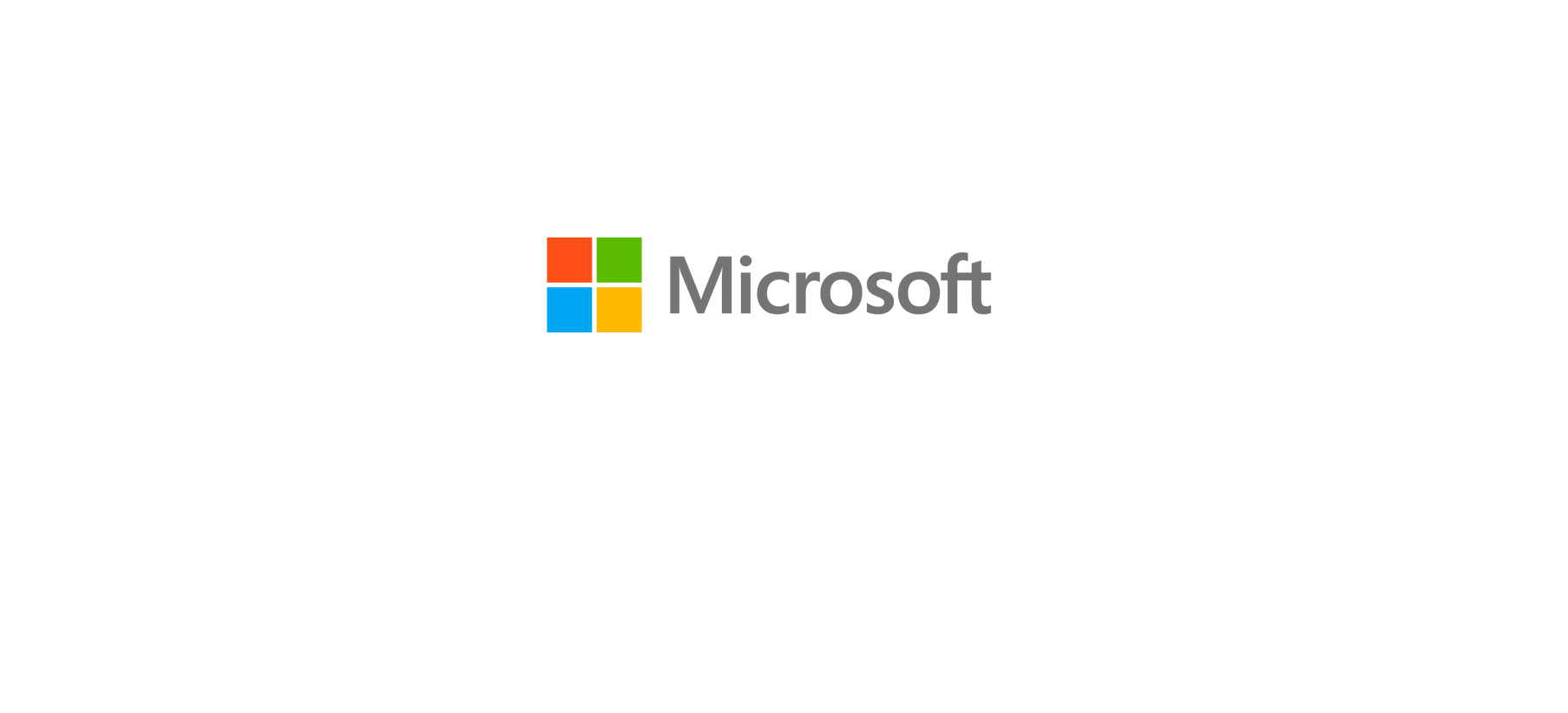 logotipo de Microsoft en un fondo verde
