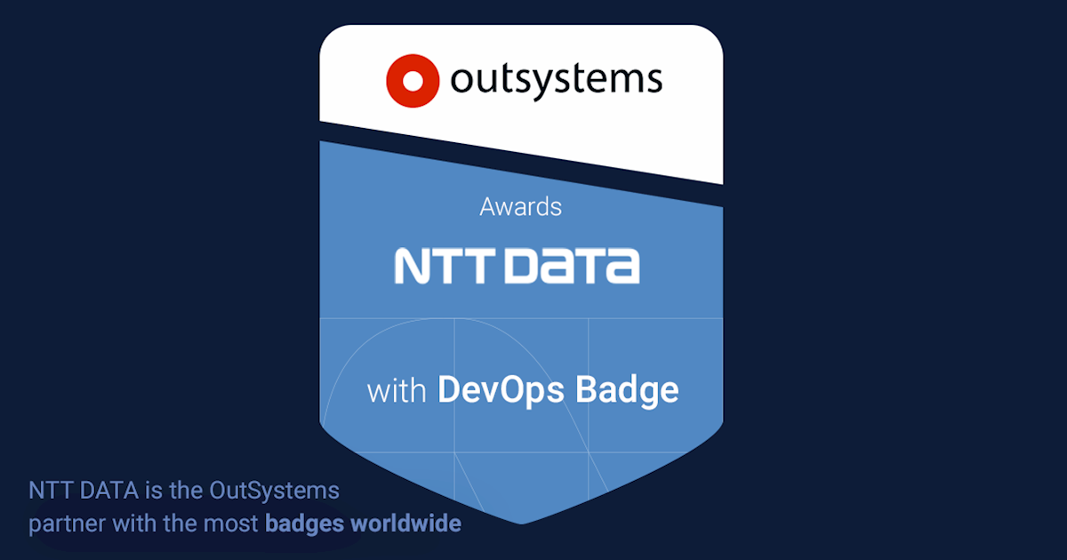 OutSystems atribui o badge de DevOps à NTT DATA | NTT DATA