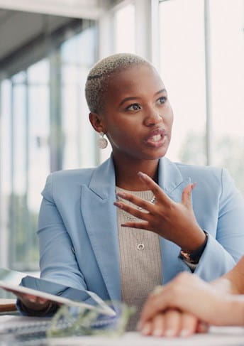 Women talking