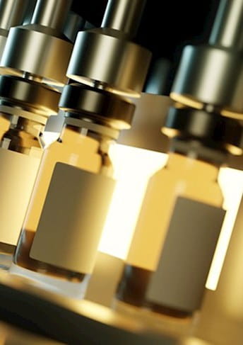 Vials of medicine