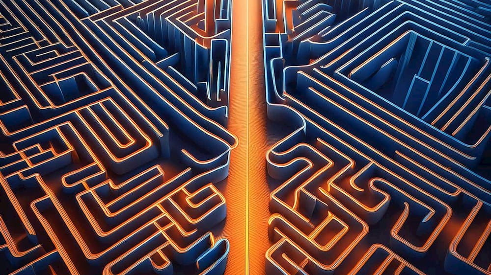 Agentic AI Services: Weg durch ein Labyrinth