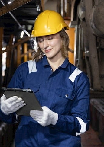 Trabajador en una obra