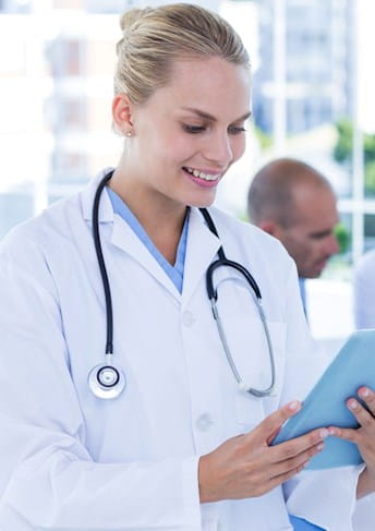 Médico en el hospital