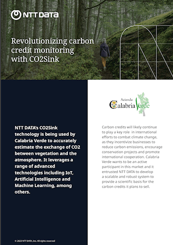 the cover of a brochure with the words revolutionizing carbon credit monitoring with gcse