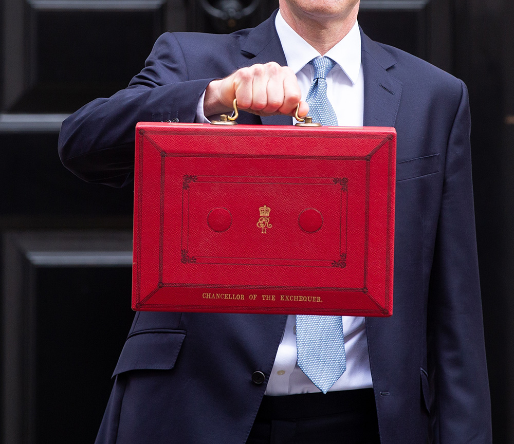 Chancellor presenting red box