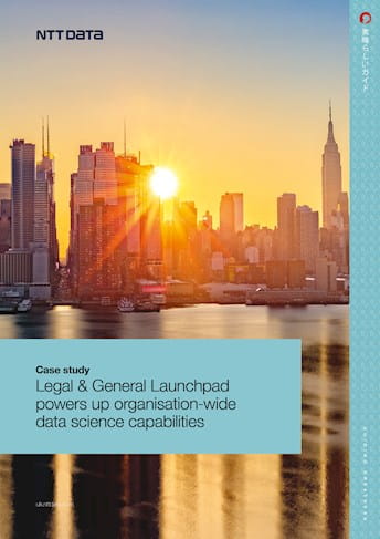 an image of a sunset with the words nitdata case study & general launched data services capabilities