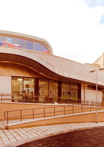 The University Hospital of Leicester NHS Trust building