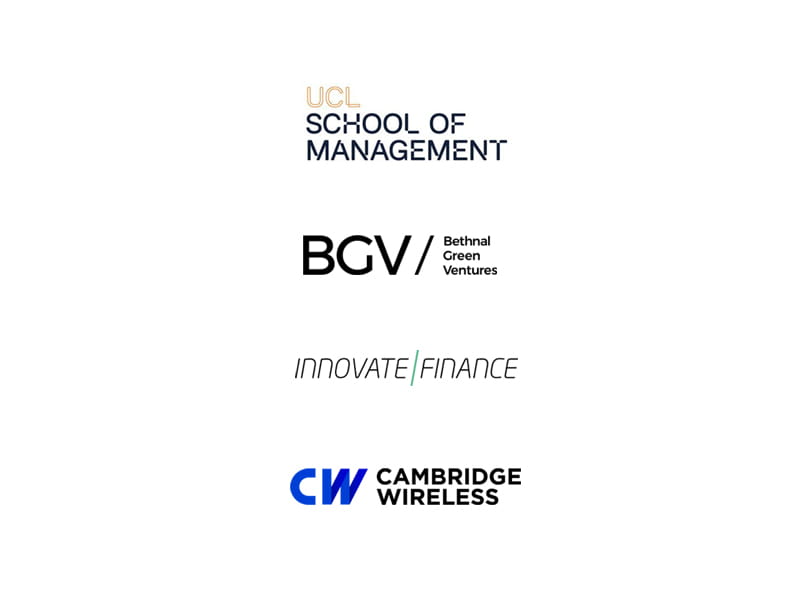 the logos for cambridge wireless, bgv and gwv