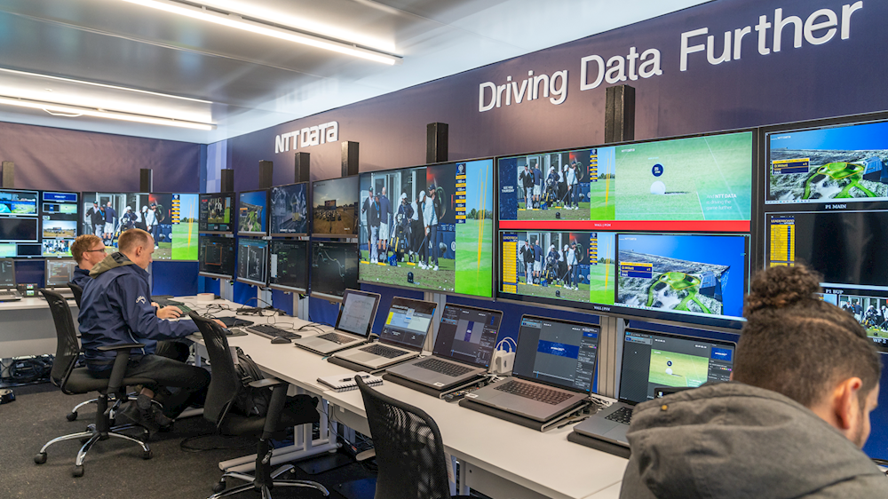 The Open behind the NTT DATA Wall
