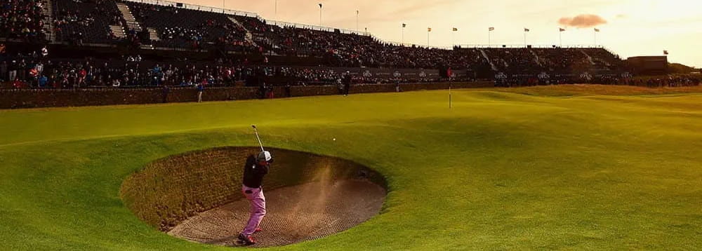 Golfer at The Open