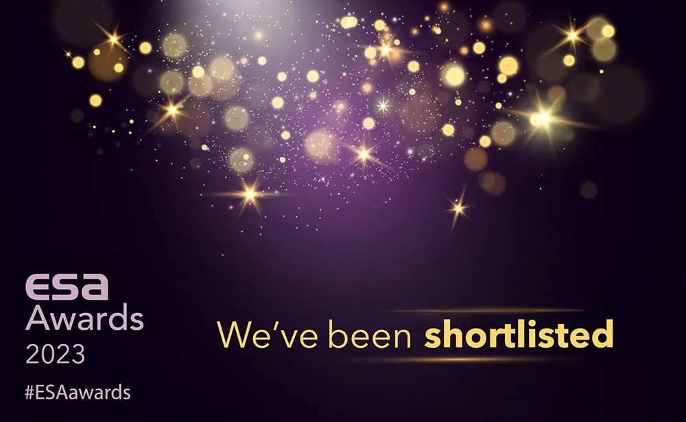 esa awards we've been shortlisted